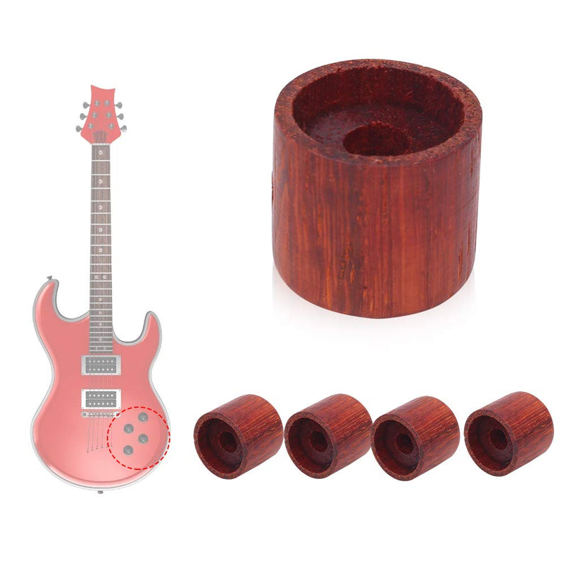 Bnineteenteam 4PCS Guitar Tone Knob Electric Guitar Parts Control Knob Guitar Control Knobs Maple Wood Guitar Bass Accessories Playing Accessories
