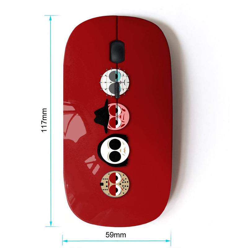 KawaiiMouse [ Optical 2.4G Wireless Mouse ] Funny Horror Movie Masks