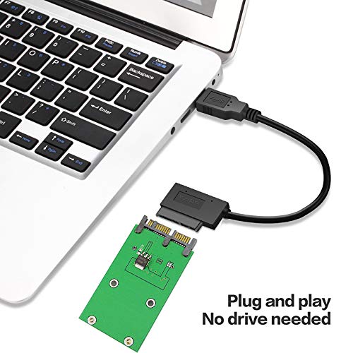 Xiwai USB 3.0 to mSATA 50Pin SSD & 1.8" Micro SATA 7+9 16pin Adapter Add on Cards PCBA