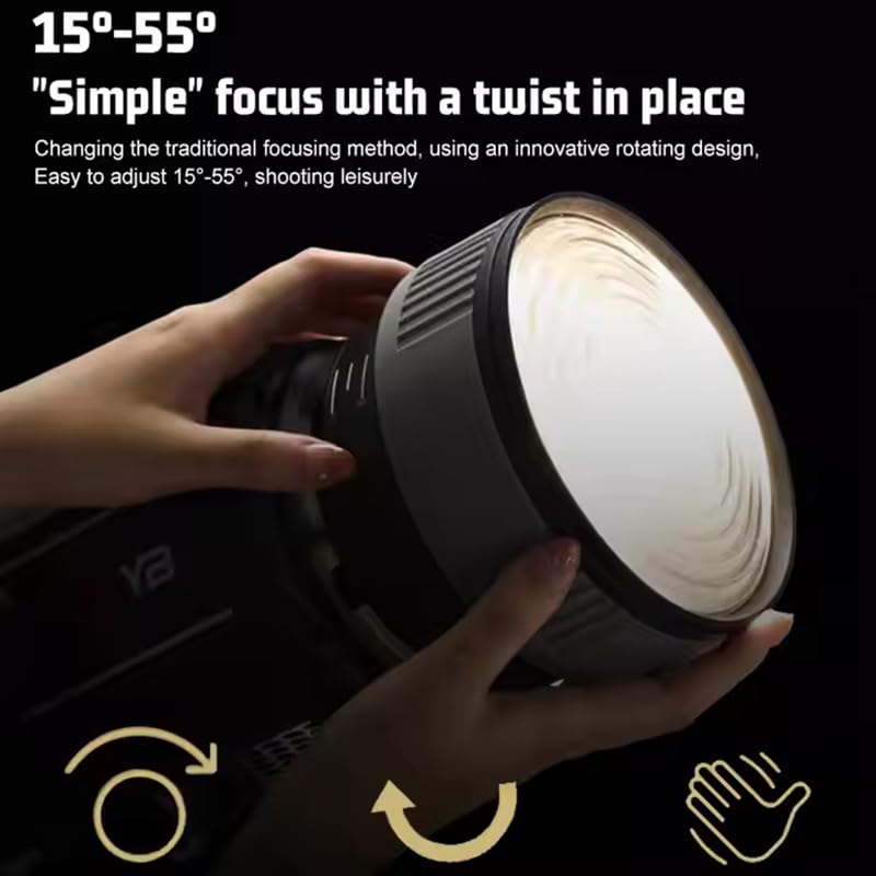 Bowens Mount 15°-55° Focusing Photo Studio Accessories Fresnel Lens for Photographic Lighting