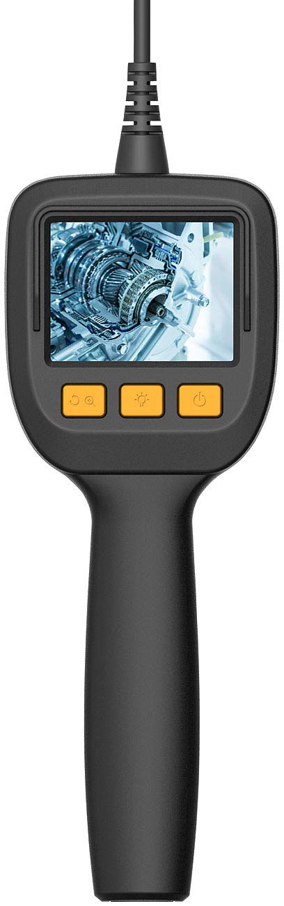 [AUSTRALIA] - Somikon Telescope Camera: Endoscope Camera with Colour LCD Display, LED Light, Battery Operated, IP67 (Rod Camera, Endoscope Camera with Light, Pipe Cleaner) 