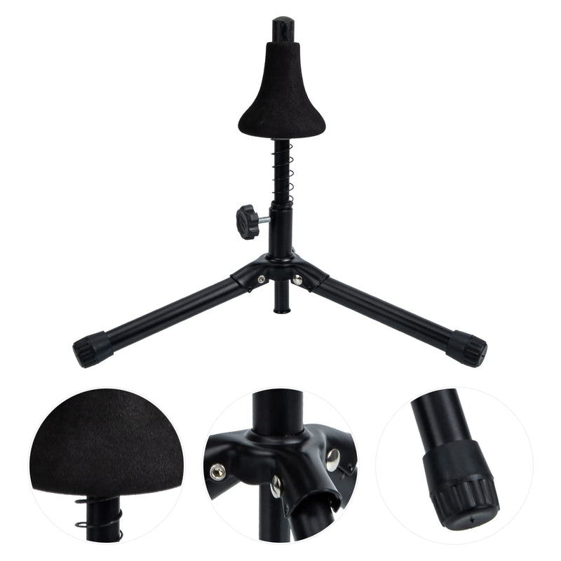 Clarinet Instruments Iron Flugelhorn Displaying Folding Storage Tripod Professional Musical Leg Instrument Portable Trumpet Trumpets Prop Brass Stand for Foldable Display Holder Horn