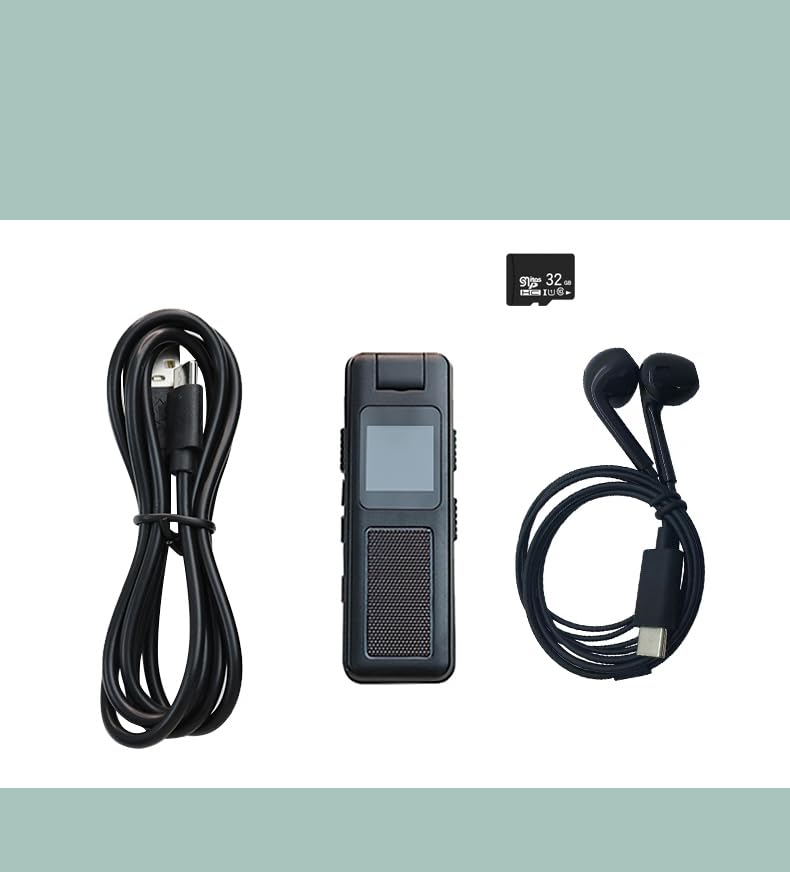 [AUSTRALIA] - Body Camera with Audio and Video Recording，180° Rotating Lens Body Camera Audio and Video Recorder 32GB Mini Body Worn Camcorder， for Personal Civilians, Police Law Enforcement 