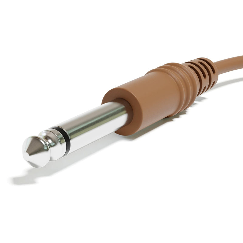 Mono Instrument Guitar Cable - Patch Lead TS 6.35mm 1/4" - Eurorack Synth Synthesizer [12-Pack | 150 cm - 59.06"] 150 cm - 59.06" 12-Pack