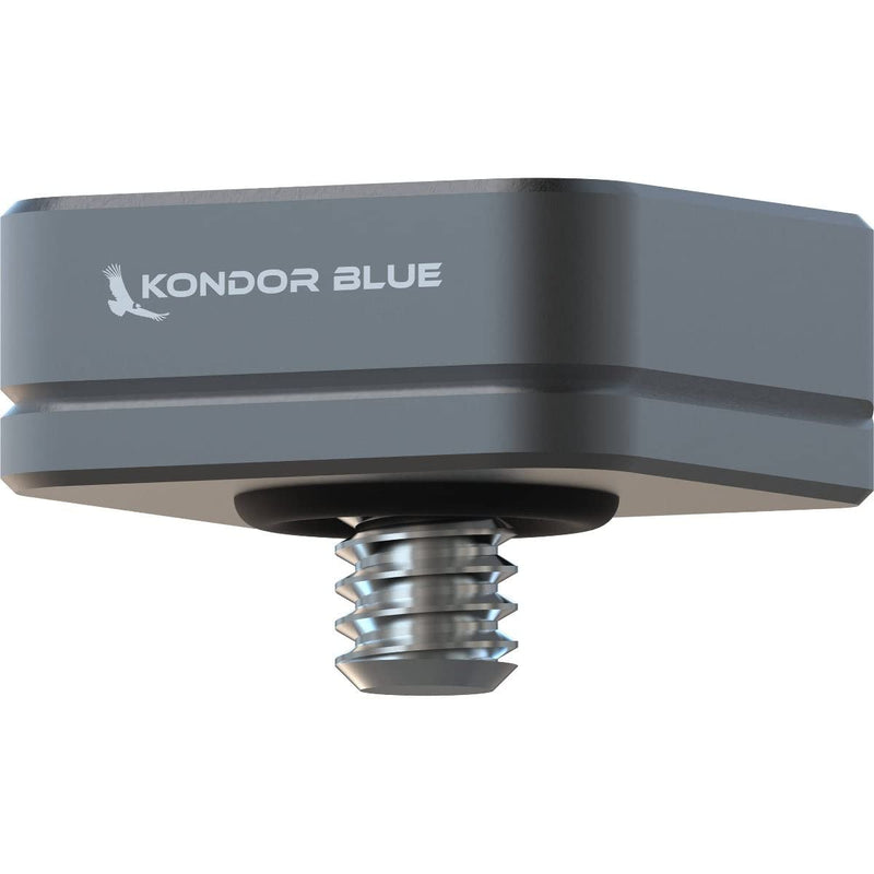 KONDOR BLUE | Cold Shoe Receiver | Rubber O-Ring to Protect The mounting Surface, & Anti-Slip | Space Gray