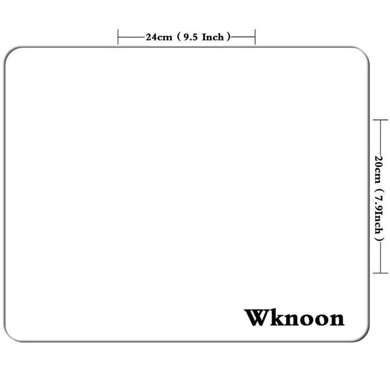 Wknoon Gaming Mouse Pad Custom, Vintage USA Flag American Patriotic Eagle Quotes