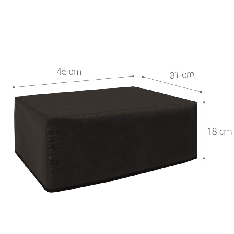 kwmobile Cover Compatible with Epson EcoTank ET-2600/2650 - Dust Cover Printer Protector - Dark Grey