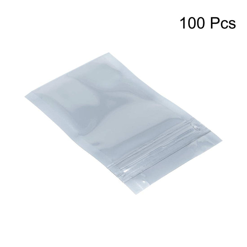 uxcell Anti Static Resealable Shielding Bag, 60x90mm/2.5x3.5 inch, Protective Antistatic Bag, for Store HDD SSD RAM Laptop Hard Drives Memory Card, Electronic Devices, 100pcs