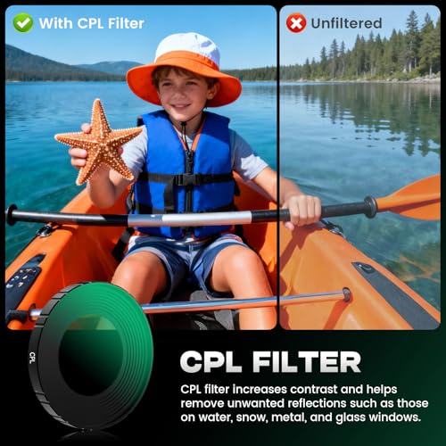 Osmo Nano ND Filter Set - 4 Pack (CPL, ND8, ND16, ND32) Osmo Nano