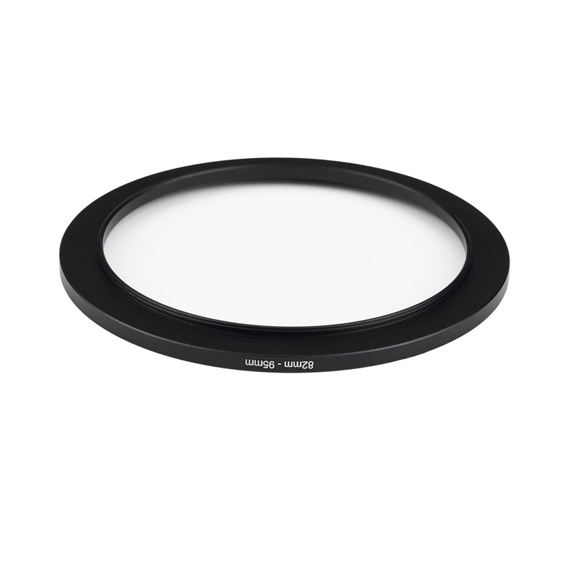 82mm to 95mm Step Up Ring Filter Adapter Applicable to All Brands of UV ND CPL Filter (82mm-95mm) 82mm-95mm