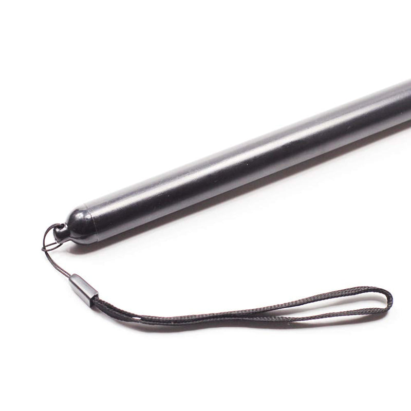 Telescopic Teachers Pointer,Teaching Pointer Stick for Classroom,Metal Hand Retractable Pointer Extended Length 47.2 Inch, Handheld Presenter Whiteboard Pointer (Black) Extendable 47 Inch Black Lanyard