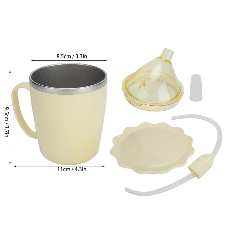 Nunafey Adult Leakproof Cups, Convalescent Feeding Cups 350ml Lightweight for Hospital Home Use