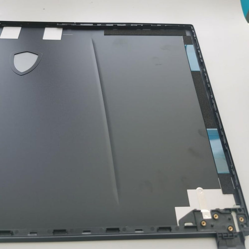 Replacement Laptop LCD Cover Back Rear Top Lid with Front Bezel Hinges for MSI GE75 GP75 GR75 GL75 Raider 8SG 8SF 8RE 8RF MS-17E1 E2 MS-17E4 MS-17E7 3077E2A211Y311 3077E2A213Y 3077E2A213 Black