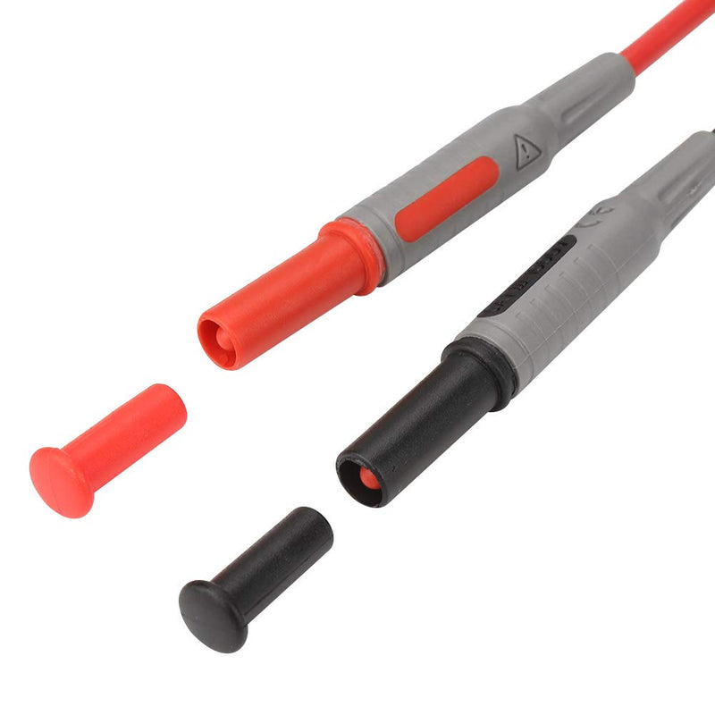 Multimeter Probe Test Cable, P1033 4 mm Test Leads, Banana Plug Test Lead, Angle to Straight Multimeter Wire Cable, Test Leads for Multimeter