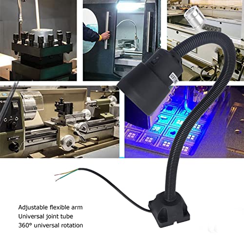 5 W Machines LED Work Light LED Lamp Flexible Gooseneck Lamp 24 V 36 V for Lathe Milling Drill Industrial Lighting