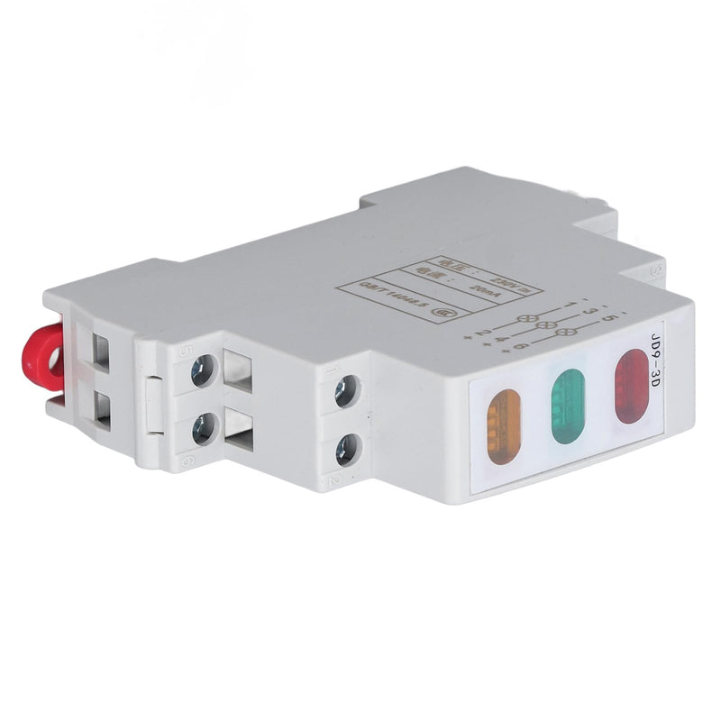 DIN Rail Indicator Light, Red Yellow Green LED Indicator Lamp for AC 50Hz 60Hz Circuits, LED Guide Rail Indicator Lights for Magnetic Starter Contactor