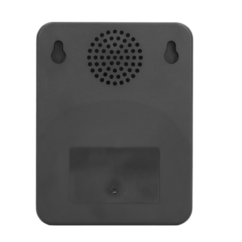 Air Quality Monitor, Portable Rechargeable CO2 Detector with Backlit Display and Alarm for Rooms, Basements, Grow Tents, Offices (Black) BLACK