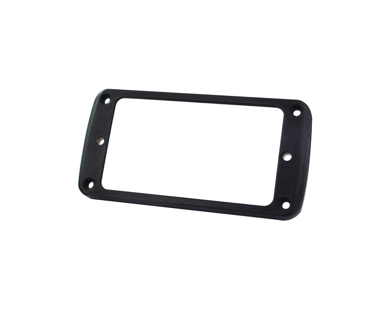 Guyker Metal Flat Humbucker Cover, Pickup Mounting Ring Set - Bridge Neck Pickups Frame Replacement Part for Electric Guitar or Precision Bass(2PCS, PR005 black) PR005, black