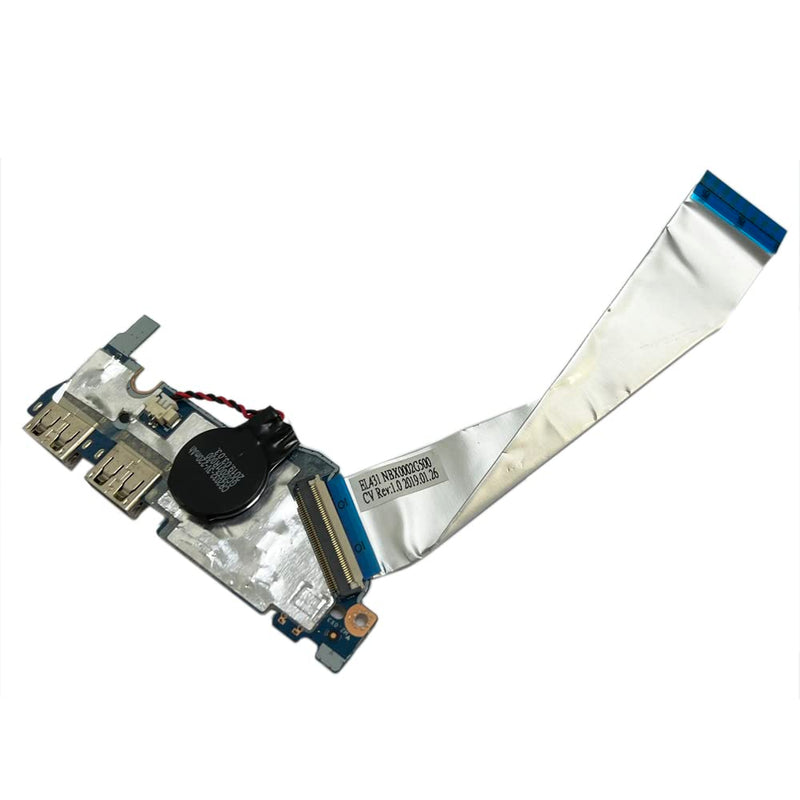 Zahara USB Board with Cable and Battery for Lenovo ideapad S340-14IWL 81N7 | S340-14IML 81N9 S340-14IIL 81VV 5C50S24907 5C50W89575 LS-H201P LS-H10JP