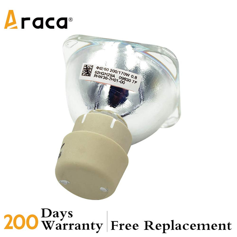 Araca (OEM Original Bulb BL-FU240A /5J.J9V05.001 /1510X /1610HD Projector Bare Lamp for HT8050 W11000 DH1011 EH300 HD131X HD2500 HD30 HD30B MW632ST MX631ST MS630ST MX620ST Projector