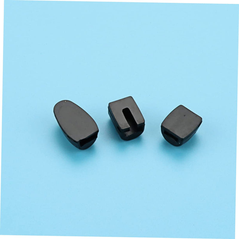 3pcs Sax silicone key saxophone parts accessories saxophone key risers alto sax ligature tenor sax flute accessories silicone sax side key cover thumb Saxphone 2.35X1.45CM Black