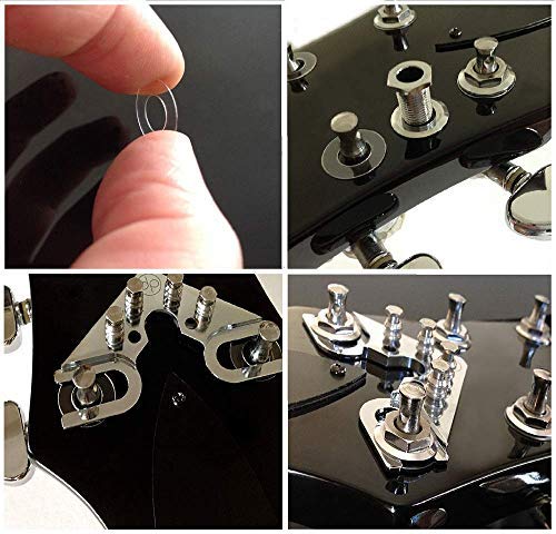 V3 Standard (Black and Silver) - Best Guitar Upgrade to Improve Tuning Stability V3 Standard Black