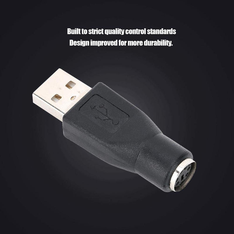 5pcs PS/2 Keyboard/Mouse to USB Converter Adapters USB Male to for PS/2 Female Adapter Converter No Driver for Keyboard Mouse with PS/2 Interface