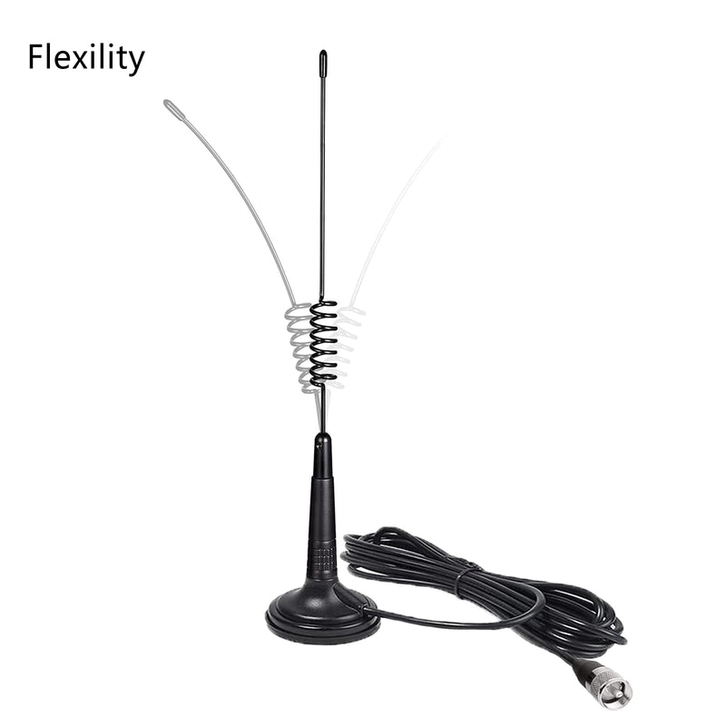 [AUSTRALIA] - Signalplus Magnetic Mount CB Radio Antenna Kit Magnet Base Coverage 26-28MHz for Mobile Handheld CB Radio, with 4meter RG58 Cable/ PL259 & BNC Male 