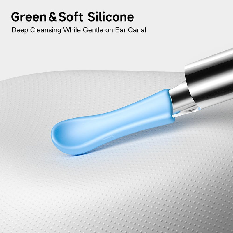 Ear Wax Remover Otoscope, 1080P WiFi Ear Cleaner with UV-C Charging Station, IP67 Waterproof Otoscope Ear with 6 LEDs for iOS and Android Smartphones Digital Ear Scoop with Camera