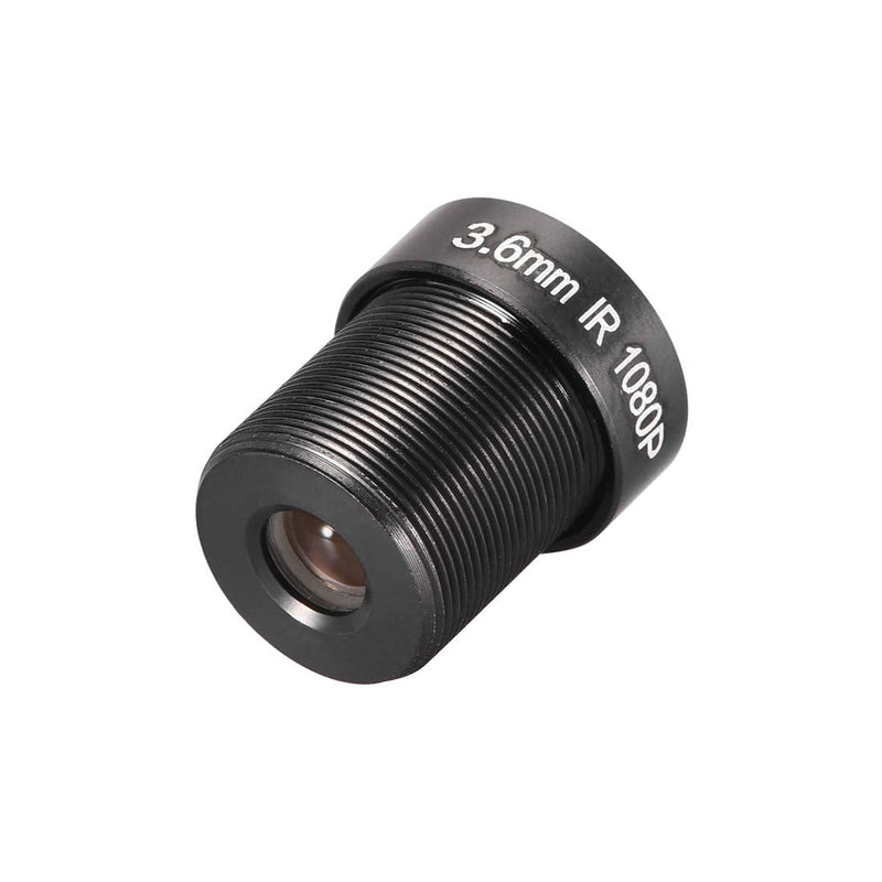 uxcell 3 Pcs CCTV Camera Lens 3.6mm Focal Length 1080P F2.0 1/3 Inch Wide Angle for CCD Camera