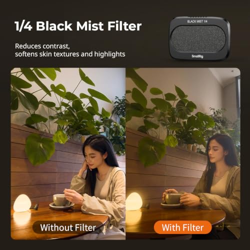 SMALLRIG VND 1-5 & CPL & 1/4 Black Mist Filter for DJI Osmo Pocket 4P VND1-5 & CPL & 1/4 Black Mist