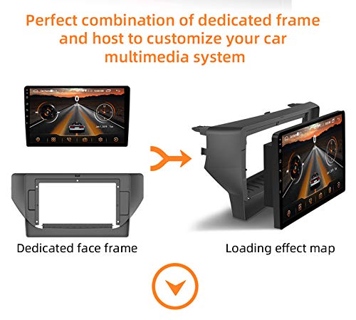10.1inch 2DIN Installation Dash Kit fits for Honda CRV 2012-2017 Aftermarket Android Car Radio Stereo Mounting Fascia Panel Black-10.1