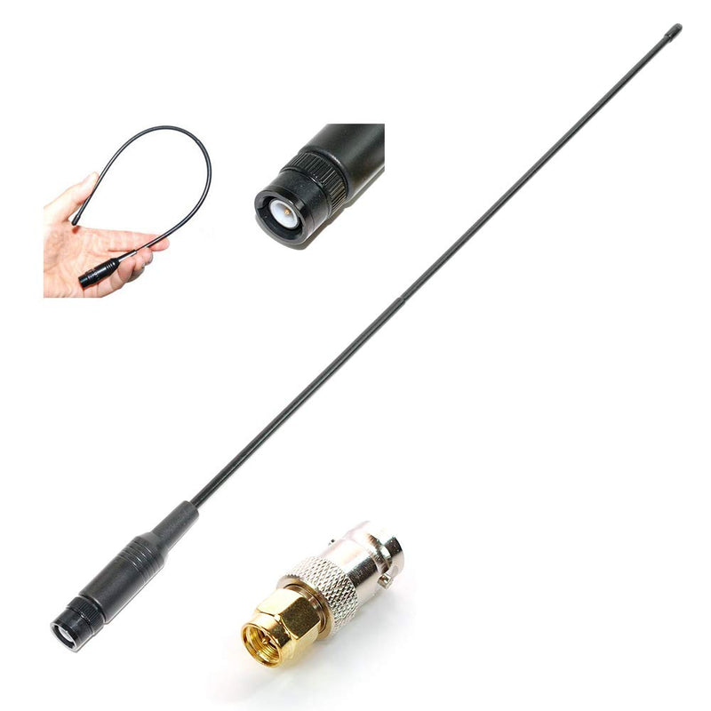 Wide-Band Scanner Antenna for Uniden SDS100 BCD436HP BCD396XT BC346XT BC75XLT BC125AT BR330T Whistler TRX-1 WS1040 WS1080 RadioShack Pro Icom IC-R30 IC-RX7 AOR Alinco DJ-X11 DJ-X7T