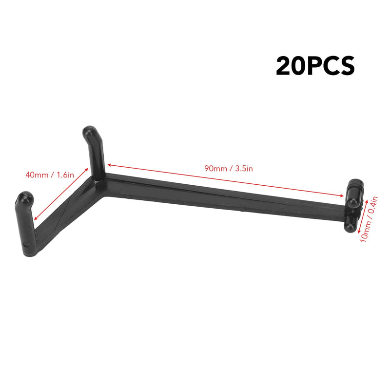 Alvinlite Pack of 20 Branch Separators for Fruit Trees, The Fruit Branch Shaker Forms Stronger Branches, Pressure-resistant Plastic with High Hardness for Gardening, 40 x 90 x 10 mm
