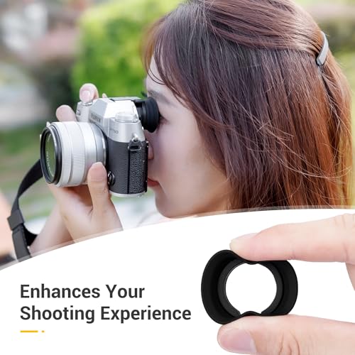 Soft Eyecup Eyepiece & Metal Thumb Grip Support for Fuji Fujifilm X-T50 XT50 Camera