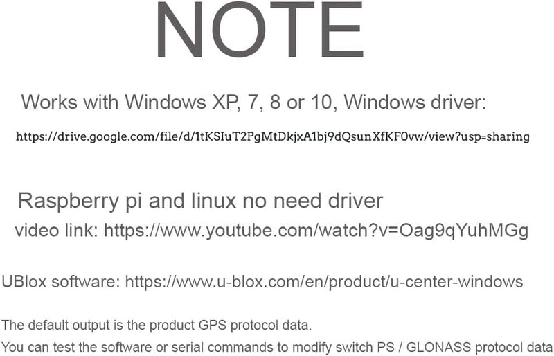 VK-172 VK 172 Gmouse G-mouse USB GPS Dongle Glonass Support Windows 10/8/7/vista/XP/Raspberry PI Vehicle Aviation Tracker (Pack of 1pc)