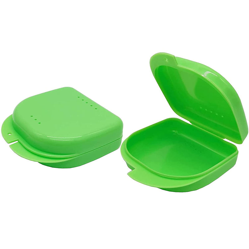 Voarge Dental Box Dental Box Dental Denture Cup Container Container Container Denture Orthopaedic Pack of 5 Braces Box Also for Bite Splint
