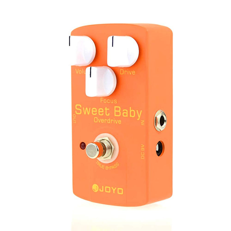 JOYO Overdrive Pedal Low-Gain Adapt to Various OD Styles for Electric Guitar Effect - True Bypass (Sweet Baby JF-36) Low-Gain,Overdrive Orange-red