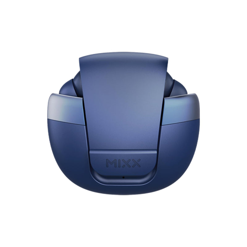 MIXX StreamBuds Solo 3 True Wireless Earbuds with Mic, Bluetooth 5.1, 18H Playtime, Quick Charge, Touch Controls, Compact Magnetic Charging Case, in-Ear Headphones for iPhone Android – Blue
