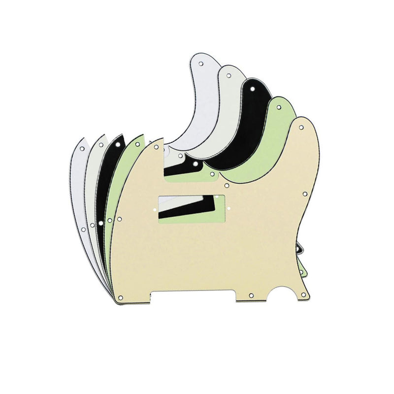 [AUSTRALIA] - 8 Hole Tele Mini Humbucker Pickguard with Mini Humbucker Pickup Hole for Tele/Telecaster Aged White 