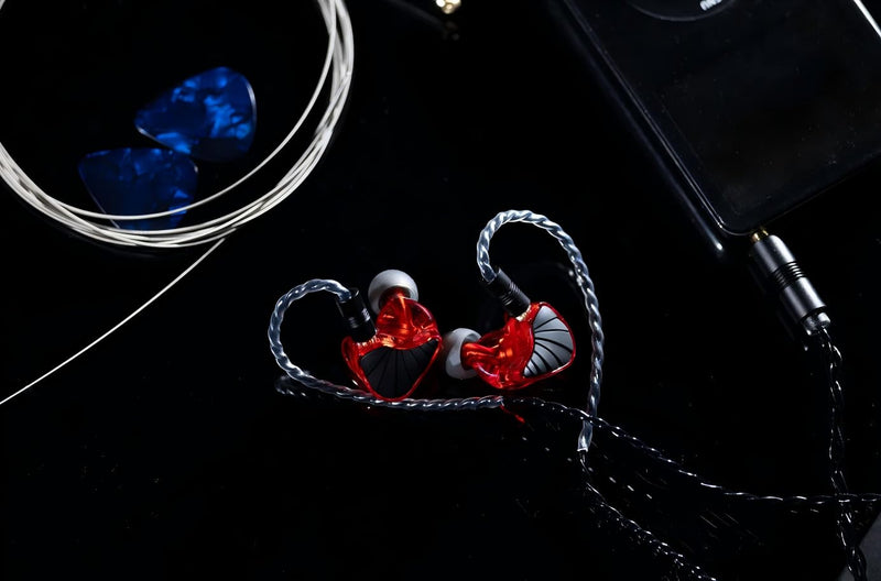 Apos Rock Lobster IEM (In-Ear Monitor) Earbud/Earphones – Tuned for Rock, Guitar-Forward Sound, Detachable 2-Pin Cable Rock Lobster 3.5mm