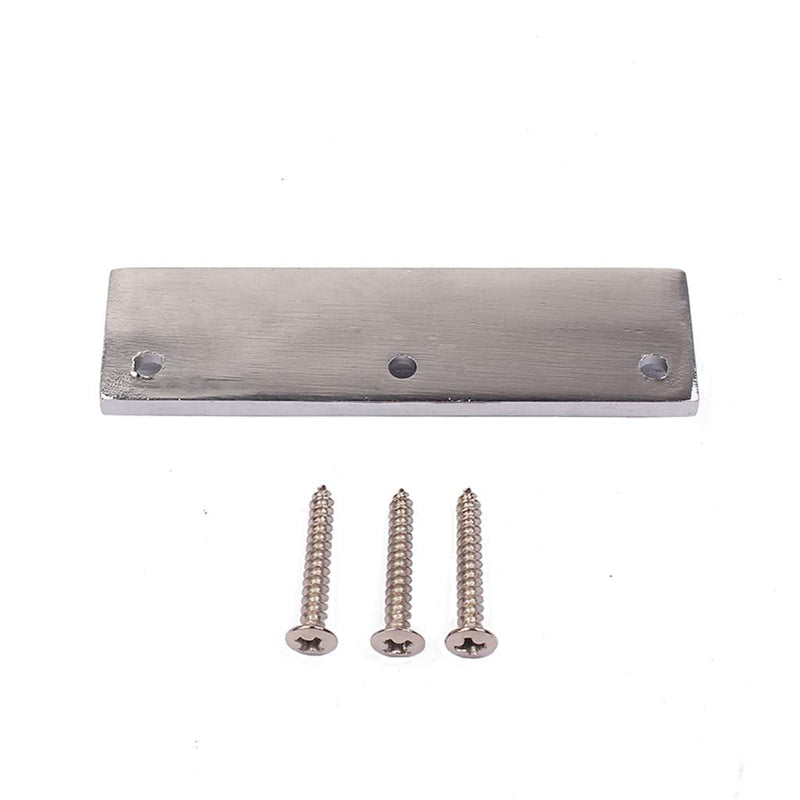 [AUSTRALIA] - Alnicov Electric Guitar 6 Strings Metal Fixed Hardtail Saddle Bridge for Guitar Parts Chrome 