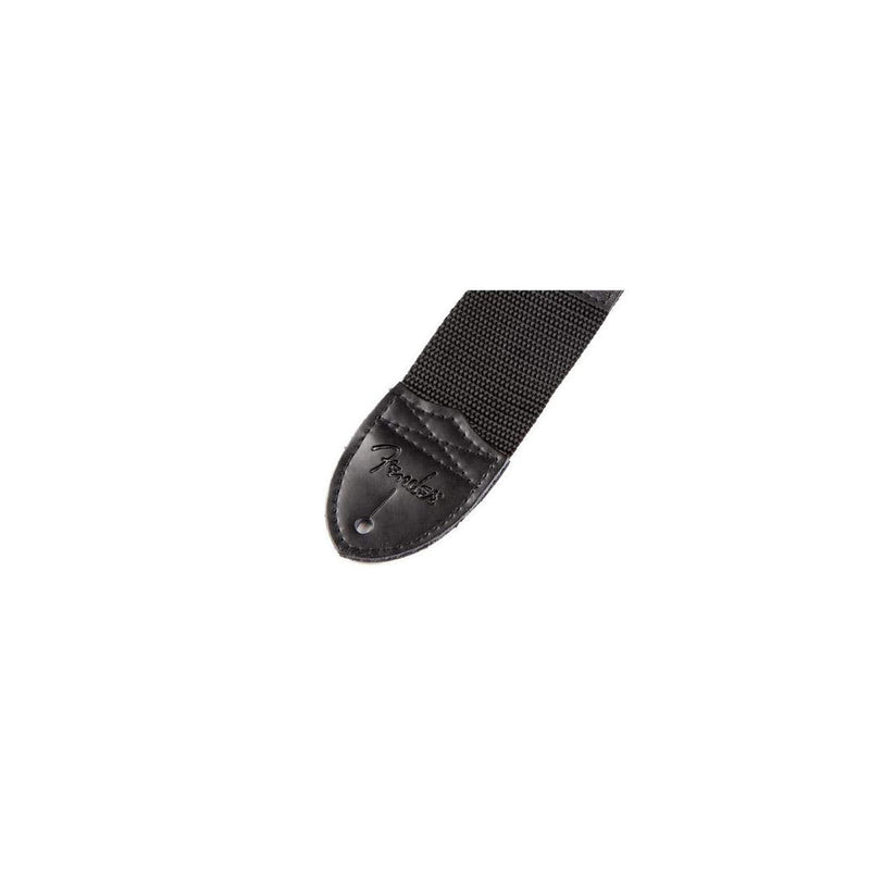 Fender Strap Black With White Logo