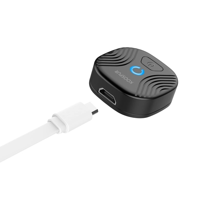 Tennis Racket Sensor Tracker Motion Detector Analyzer with Bluetooth 4.0 Compatible with Android and iOS Smart Phone(Black)
