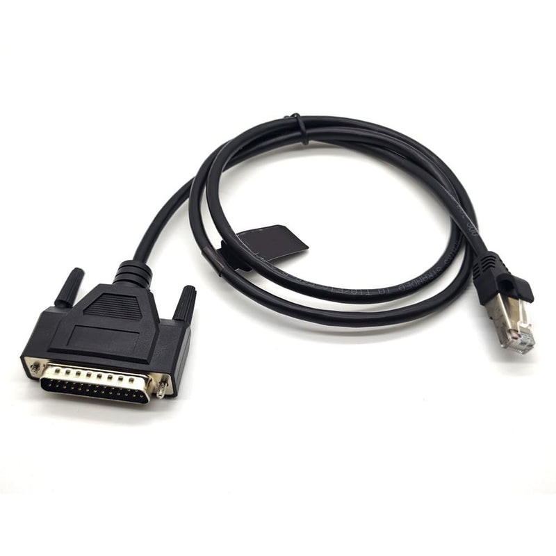 [AUSTRALIA] - DB25 Male to RJ45 Male Ethernet Modem Console Cable 1Meter 