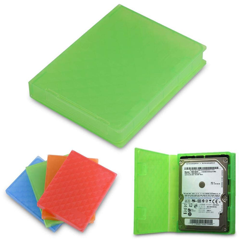 Professional 2.5in Hard Disk Drive Protection Box HDD SSD Protective Box Storage Case for 2.5 Inch HDD and SSD Moistureproof , Dustproof , Shockproof , Anti Static and Non Slip Grey