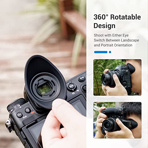 JJC Oval Eyecup Viewfinder for Nikon Z8 Z9 Zf Z f, Replaces DK-33 Eyepiece For Nikon Z8/Z9/Zf