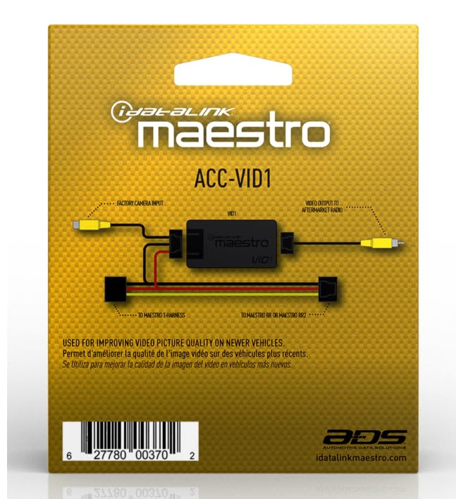 [AUSTRALIA] - iDatalink Maestro ACC-VID1 Camera Noise Filter and Signal Converter (ADS-MRR or ADS-MRR2 Module and Compatible Vehicle-Specific T-Harness - Sold Separately) 