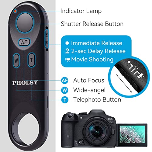 PHOLSY BR-E1 Bluetooth Remote for Canon Camera Wireless Remote Control Compatible with Canon Camera
