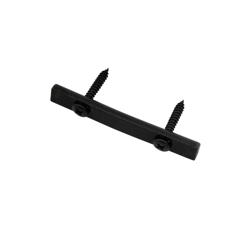 Musiclily Pro 45mm Brass Bass String Retainer Bar for 5-String Electric Bass, Black